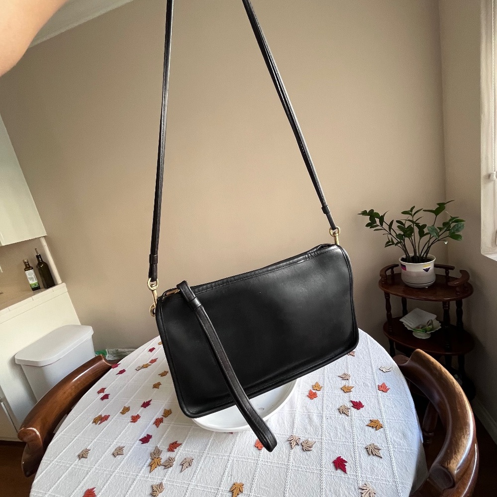 black coach basic bag convertible clutch